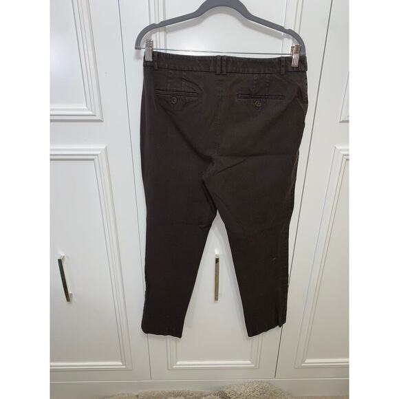 Talbots Women's High-Waist Straight Pants Brown Size‎ 12 Workwear - Picture 7 of 8